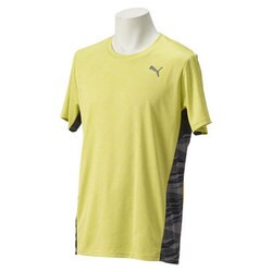 ヨドバシ Com プーマ Puma 03 ランニングウェア 半袖tシャツ グラフィックss Tee メンズ Mサイズ イエロー 通販 全品無料配達