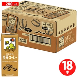 キッコーマン 豆乳飲料麦芽コーヒー 200ml 1箱（18本入） - アスクル