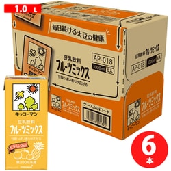 豆乳飲料 フルーツミックス 紙パック 1L×6本