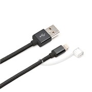 Lightning用 USBタフケーブル 0.6m ブラック PG-LC06M01BK