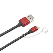 Lightning用 USBタフケーブル 0.6m レッド PG-LC06M04RD