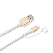 Lightning用 USBタフケーブル 1.2m ゴールド PG-LC12M03GD