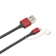 Lightning用 USBタフケーブル 1.2m レッド PG-LC12M04RD