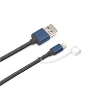Lightning用 USBタフケーブル 1.2m ブルー PG-LC12M05BL