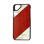 NBIPH6N-BY318SRB [iPhone 6 4.7インチ用 WOODCASE 318 SRBシェルミックス]