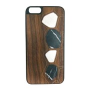 NBIPH6N-BY317WMB [iPhone 6 4.7インチ用 WOODCASE 317 WMBマーブルミックス]