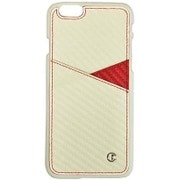 NBIPH6N-G10-WH [iPhone 6/6s 4.7インチ用 ポケット付きレザーケース ホワイト]