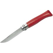 M-9712 [オピネル カラーフォールディングナイフ No.8 ストッパー付 レッド]