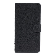 Y-IP6LS-BK [iPhone 6＆6s用 ラインストーン手帳型ケース ブラック]