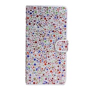 Y-IP6LS-CA [iPhone 6＆6s用 ラインストーン手帳型ケース カラフル]