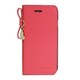 Y-IP6HC-RD [iPhone 6＆6s用 ハートチャーム手帳型ケース レッド]
