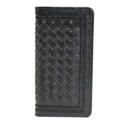 Y-IP6RA3-BK [iPhone 6＆6s用 ラティス3 横開きレザーケース ブラック]