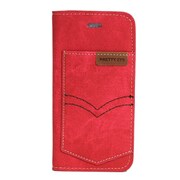 Y-IP6DP-RDX [iPhone 6＆6s用 デニムポケット手帳型ケース ライトブルー]