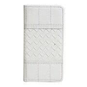 Y-IP6PRA2-WH [iPhone 6＆6s Plus用 ラティス2 横開きレザーケース ホワイト]