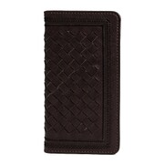 Y-IP6PRA3-DB [iPhone 6＆6s Plus用 ラティス3 横開きレザーケース ダークブラウン]