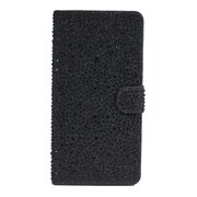 Y-IP6PLS-BK [iPhone 6＆6s Plus用 ラインストーン手帳型ケース ブラック]