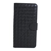 Y-IP6P-RL-BK [iPhone 6 Plus＆6s Plus用 ラティス本革ケース ブラック]