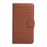 Y-IP6P-RL-BR [iPhone 6 Plus＆6s Plus用 ラティス本革ケース ブラウン]