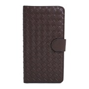 Y-IP6P-RL-DBR [iPhone 6 Plus＆6s Plus用 ラティス本革ケース ダークブラウン]