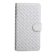Y-IP6P-RL-WH [iPhone 6 Plus＆6s Plus用 ラティス本革ケース ホワイト]