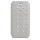 Y-IP6P-SL-GY [iPhone 6 Plus＆6s Plus用 本革スタッズケース グレー]