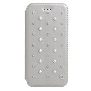 Y-IP6P-SL-GY [iPhone 6 Plus＆6s Plus用 本革スタッズケース グレー]