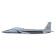 HA4505 [1/72 F-15B バズ 第133飛行隊 ダブル･テイル 完成モデル]