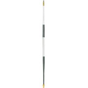 708-07 19mmテーパードトーナメントポール 英国ストライプ ブラック・ホワイト 7ft（2.29m）