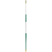 713-07 19mmテーパードトーナメントポール 英国ストライプ グリーン・ホワイト 7ft（2.29m）