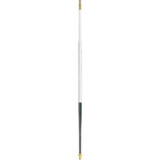711-07 19mmテーパードトーナメントポール ホワイト・ブラック（下76.2cm） 7ft（2.29m）