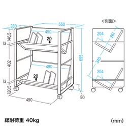 ヨドバシ.com - サンワサプライ SANWA SUPPLY WG-50N [ファイルワゴン