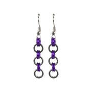 LADDER EARRING パープル WVB001