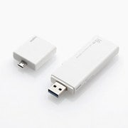 LightningUSBメモリ USB3.0 16GB microUSB変換アダプタ付 LMF-LGU316GWH