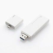 LightningUSBメモリ USB3.0 64GB microUSB変換アダプタ付 LMF-LGU364GWH