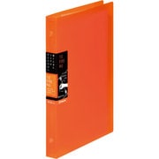 バインダーノート テフレーヌ ミドル A5 タテ型 20穴 オレンジ 467TTE