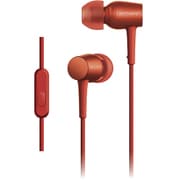 密閉型インナーイヤーレシーバー h.ear in スマートフォン用リモコン付 シナバーレッド ハイレゾ音源対応 MDR-EX750AP R