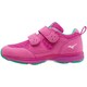 ランニングシューズ HUG MOCK ピンク 19cm キッズ [K1GD143664]