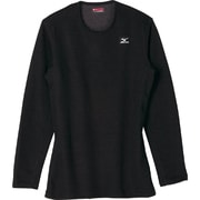 BT/HWクルーネックナガソデW A2JA5714 09 ブラック Lサイズ [アウトドア アンダーウェア レディース]