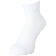 ブレスサーモ パイルソックス(ショート丈) 23-25cm ホワイト [32JX560101]
