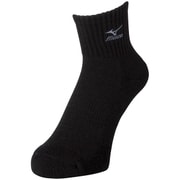 ブレスサーモ パイルソックス(ショート丈) 23-25cm ブラック [32JX560109]