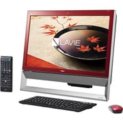 LAVIE Desk All-in-one DA370/CAシリーズ/21.5型ワイド/HDD 1TB/4GB/DVDスーパーマルチ/Windows 10 Home 64ビット/クランベリーレッド PC-DA370CAR