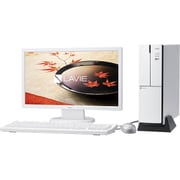 LAVIE Desk Tower DT150/CAW/19.5型ワイド液晶/Core i3-4170(3.7GHz)/HDD 1TB//DVDスーパーマルチ/Windows 10 Home/ピュアホワイト PC-DT150CAW
