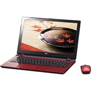 LAVIE Note Standard NS150/CAR 15.6インチワイド/Celeron-3215U/HDD1TB/メモリ4GB/DVDスーパーマルチ/office H&B Premium プラス Office 365 サービス/ルミナスレッド PC-NS150CAR