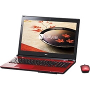 LAVIE Note Standard NS550/CAR 15.6インチワイド/Core i5-6200U/HDD1TB/メモリ4GB/ブルーレイドライブ/office H&B Premium プラス Office 365 サービス/クリスタルレッド PC-NS550CAR