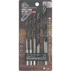 六角軸中グリドリル 5PC AN-6