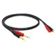 RCA-PHONEケーブル(OFC線) 黒 1.0m 2RP-1M-BLK