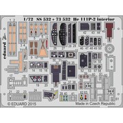 EDUSS532 [1/72スケール ズームシリーズエッチングパーツ He111 P-2 インテリアパーツセット・糊付き (エアーフィックス用エッチング)]