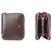 CORDHAN RR-ZIP-S WALLET DARK BROWN×PURPLE LAW00862