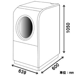 パナソニックドラム式洗濯機7kg　キューブル　NA-VG700L