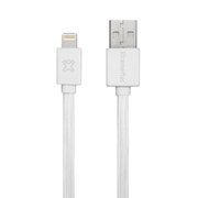 Lightning to USBフラットケーブル ホワイト XCL-USB-03